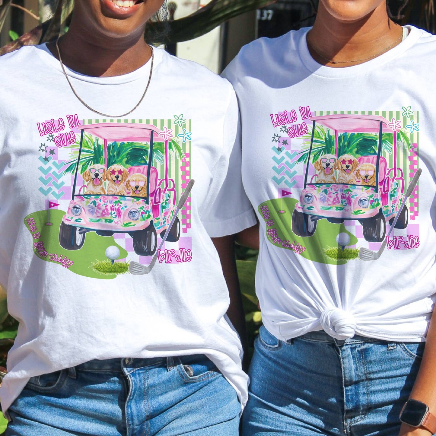 Golf Lilly Preppy Masters Resort Vacation Graphic Tee