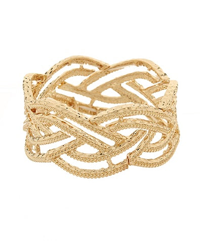 Criss Cross Textured Bracelet