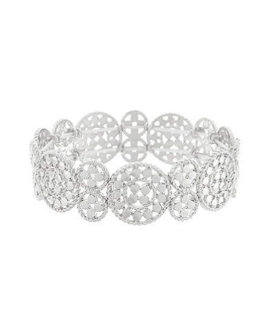 Linked Round w/Disk Bracelet