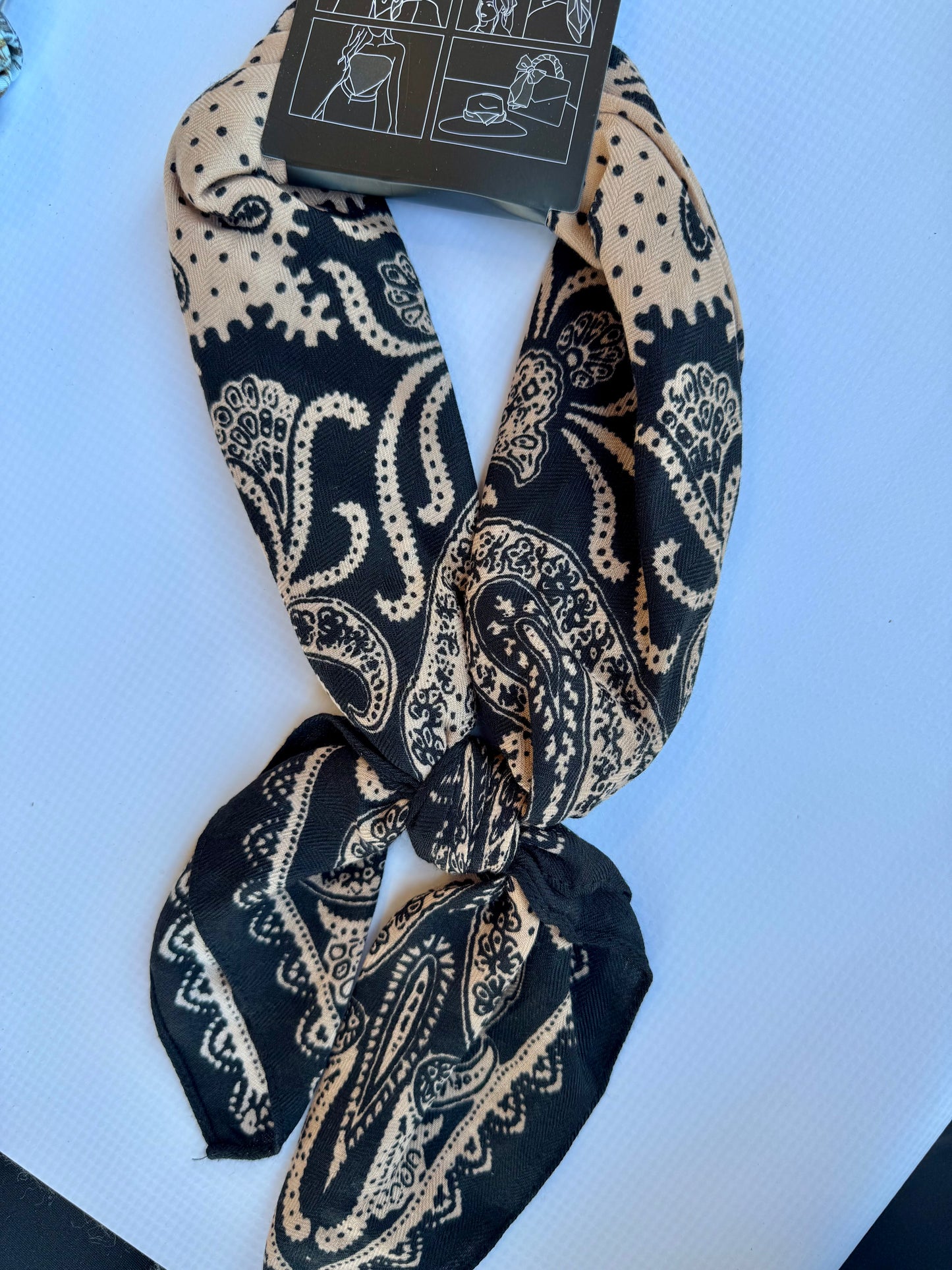 Paisley Print Scarf