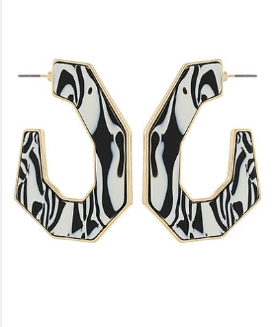 Geometric Angled Earrings