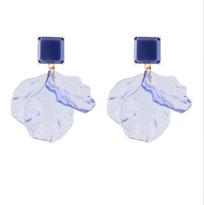 Petal & Square Earrings