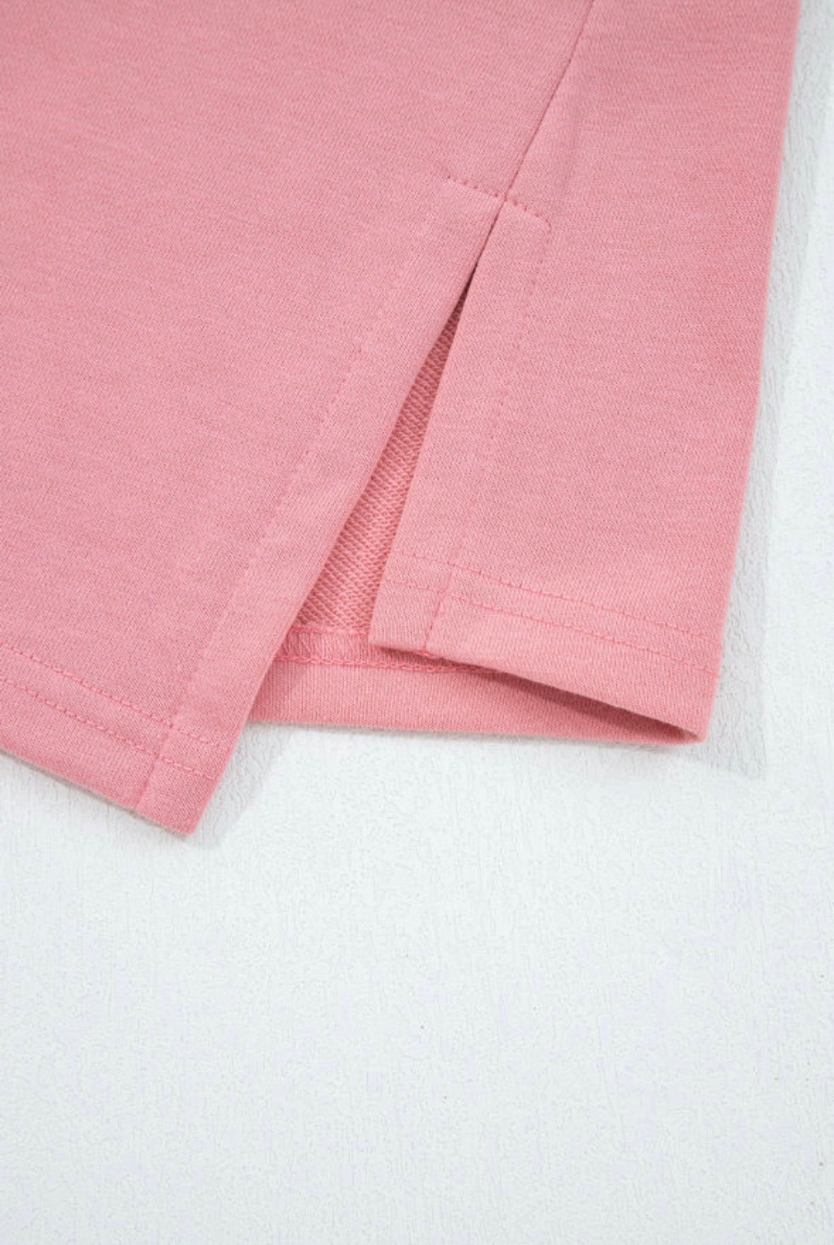 Floral Appliqué Drop Shoulder Shirt