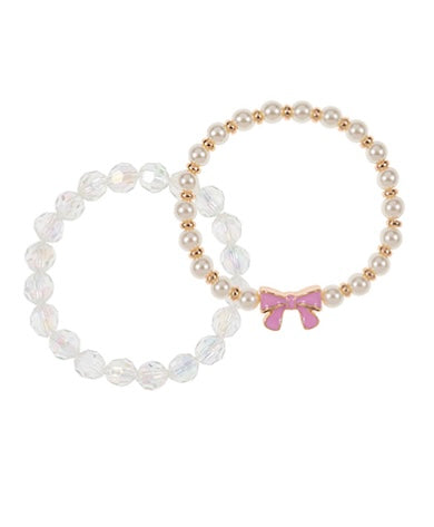 Bow Charm Bracelet Set