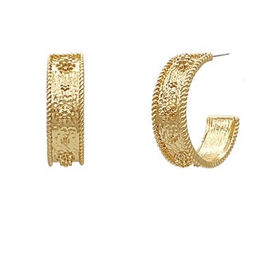 30mm Ball Station Textured Hoops