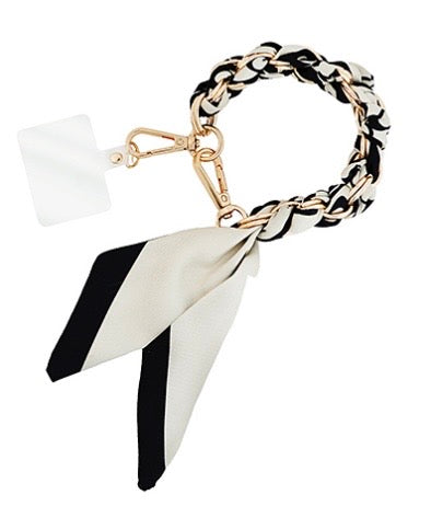 Scarf Oval Chain Phone Strap