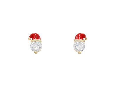 Santa Hat Stud Earrings
