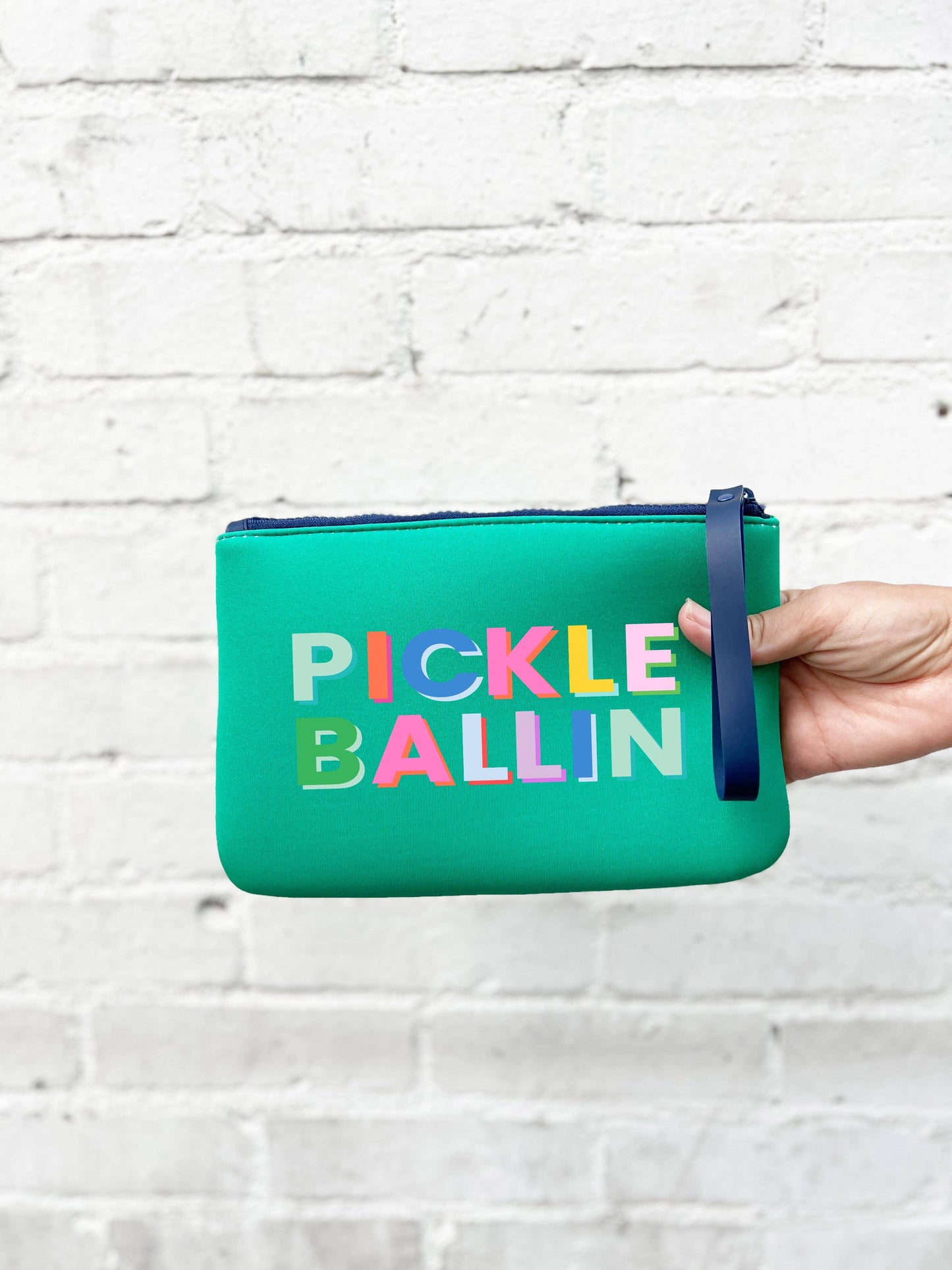 Pickleball neoprene gift bag pouch