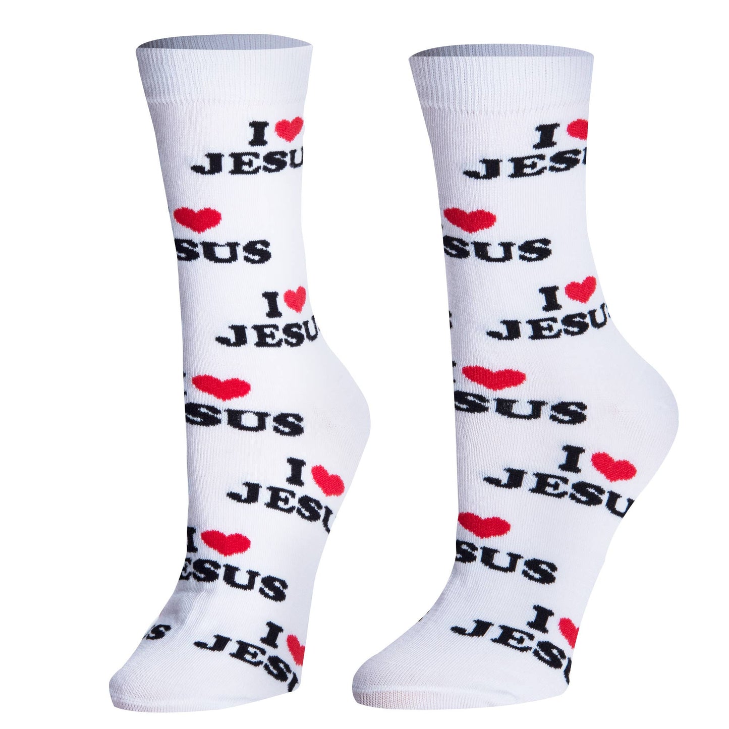 I Love Jesus - Womens Crew Socks
