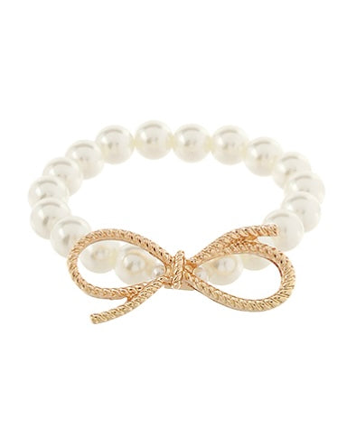 Pearl & Bow Bracelet