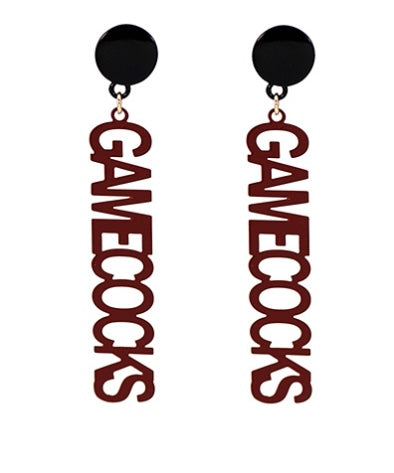 Gamecocks Filigree Earrings