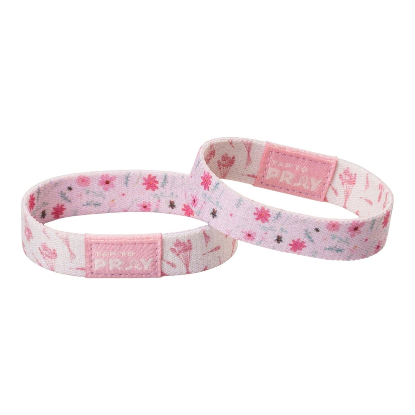 Tap To Pray® Wristband –  Meadows - Pink