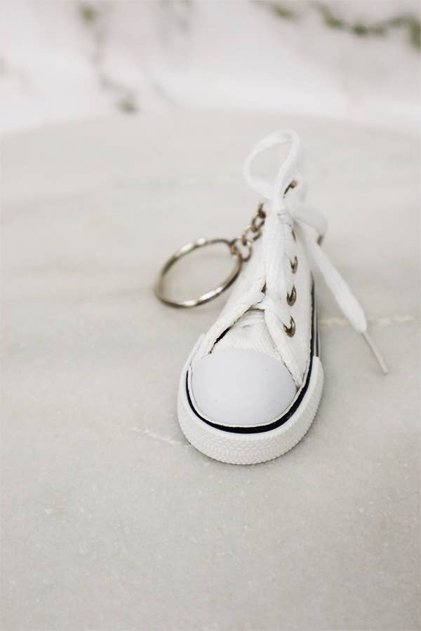 Canvas Rubber Sole Sneakers Keychain