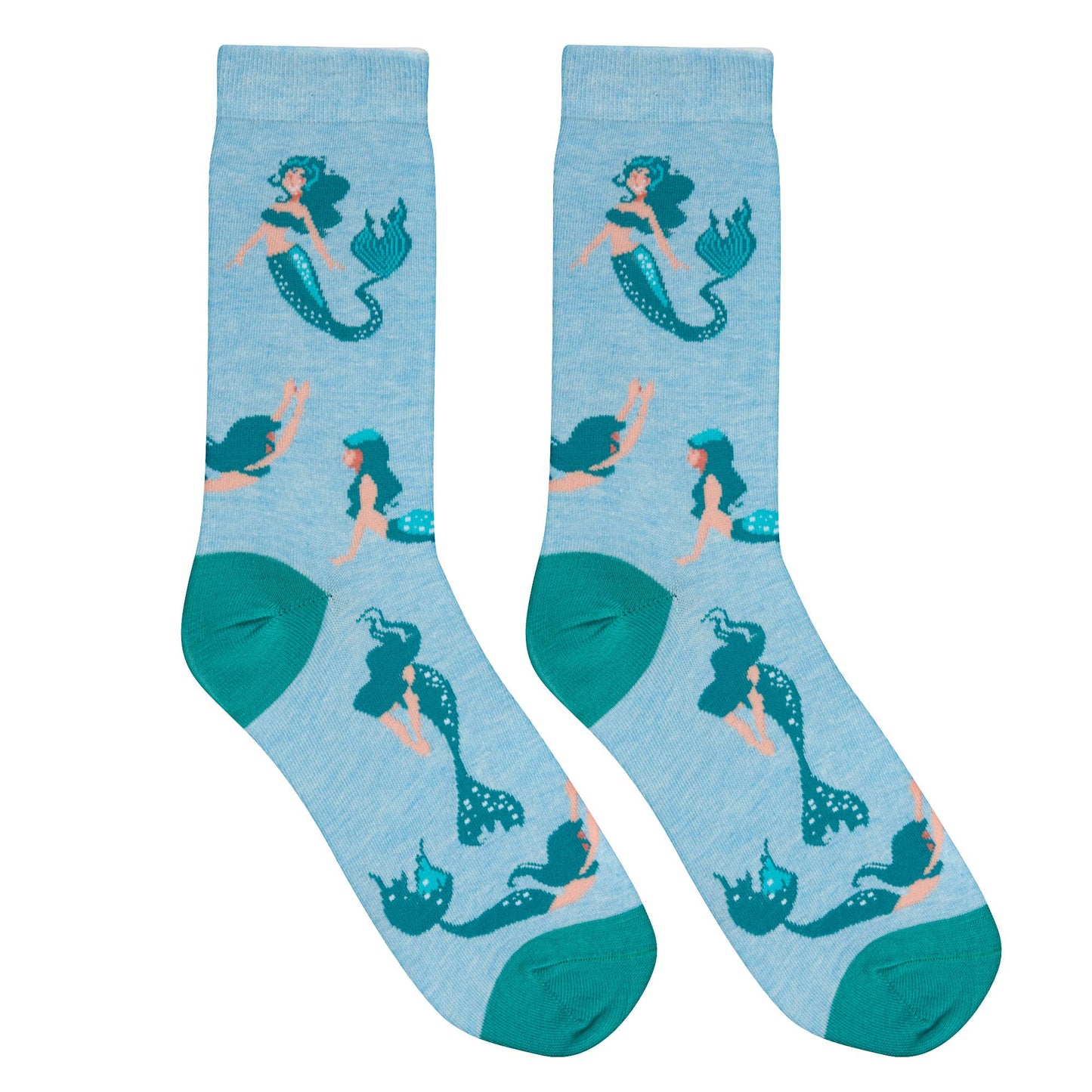 Mermaid - Womens Crew  Socks