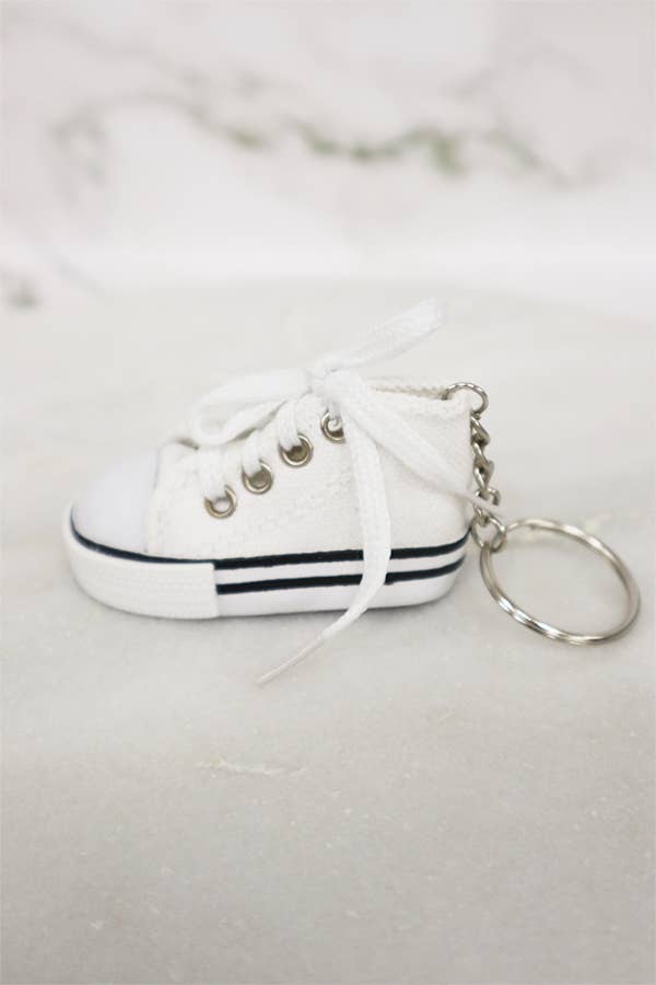 Canvas Rubber Sole Sneakers Keychain