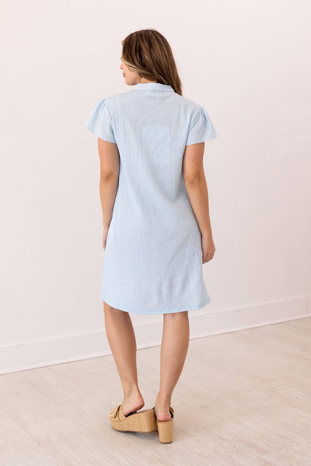 The Nicole Dress, Light Blue