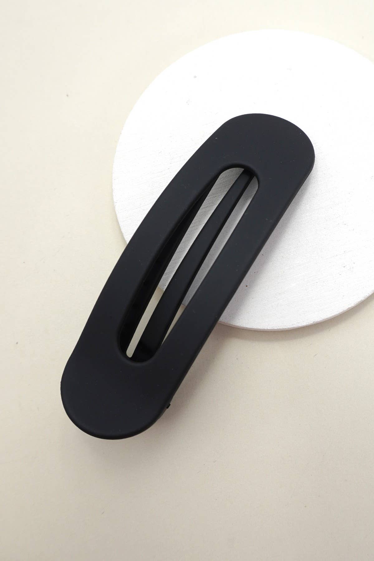 Large Oval Flat Hair Claw Clips