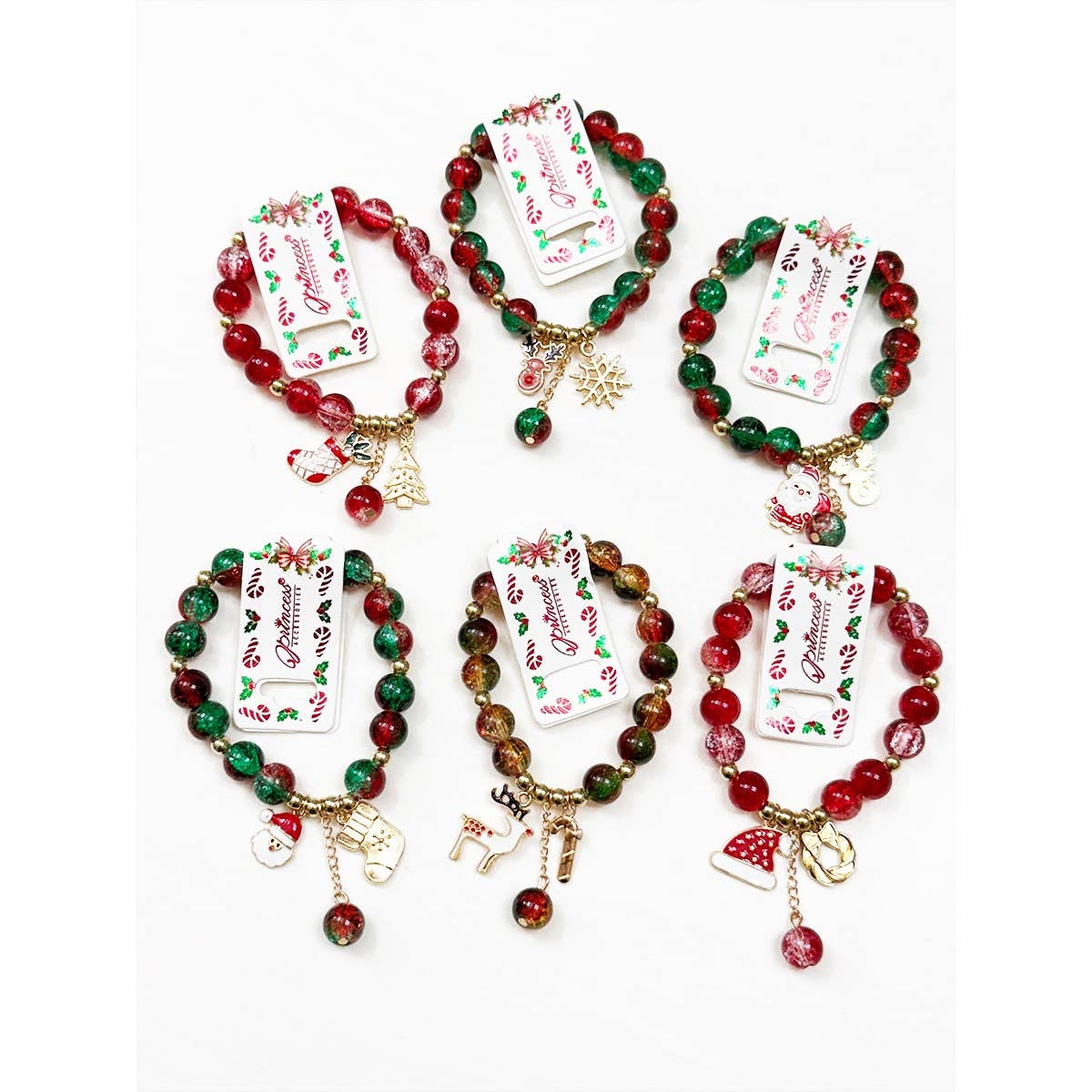 Christmas Theme Charm Bracelet