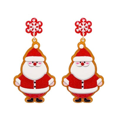 Santa Claus Drop Earrings