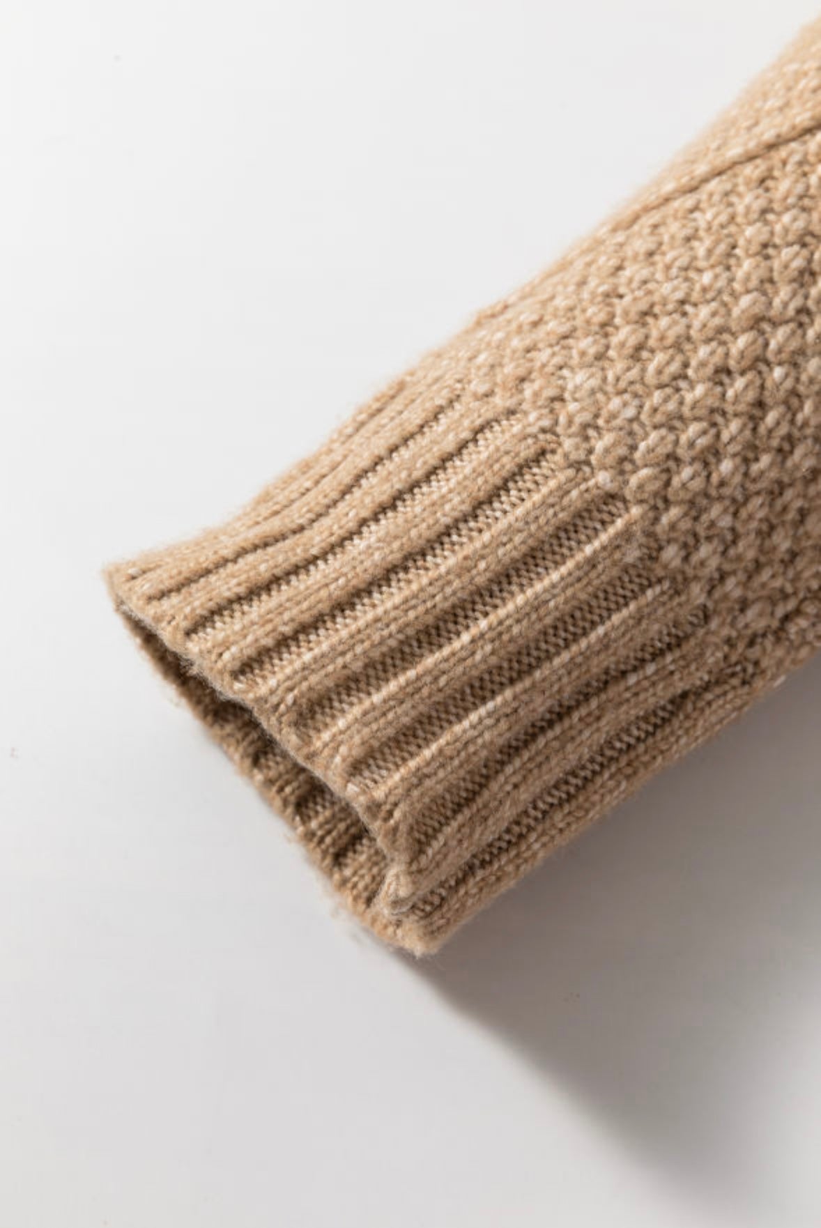 Cable Knit Drop Shoulder Sweater Dress