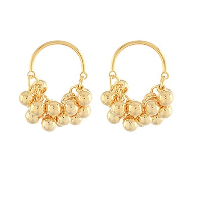 CCB Ball Cluster Earrings