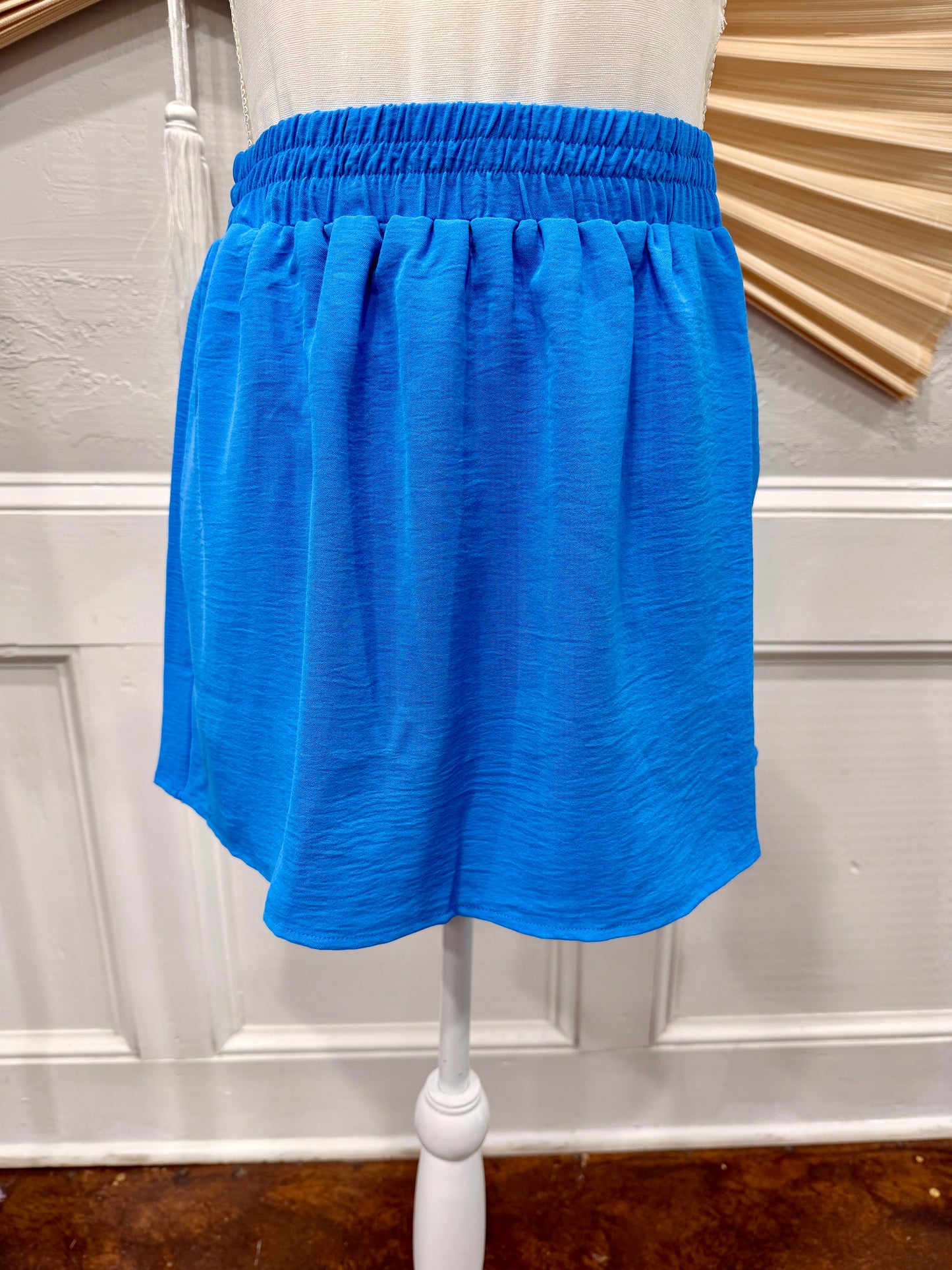 Elastic Waist Casual Skort