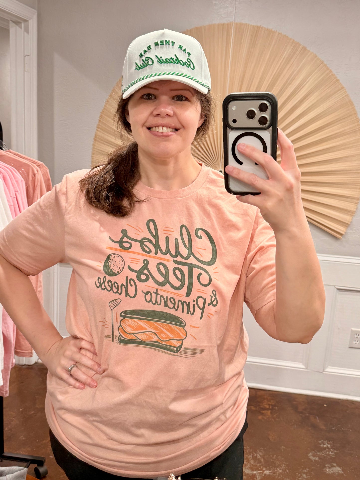 Clubs, Tees & Pimento Cheese Golf Tournament Graphic T-Shirt