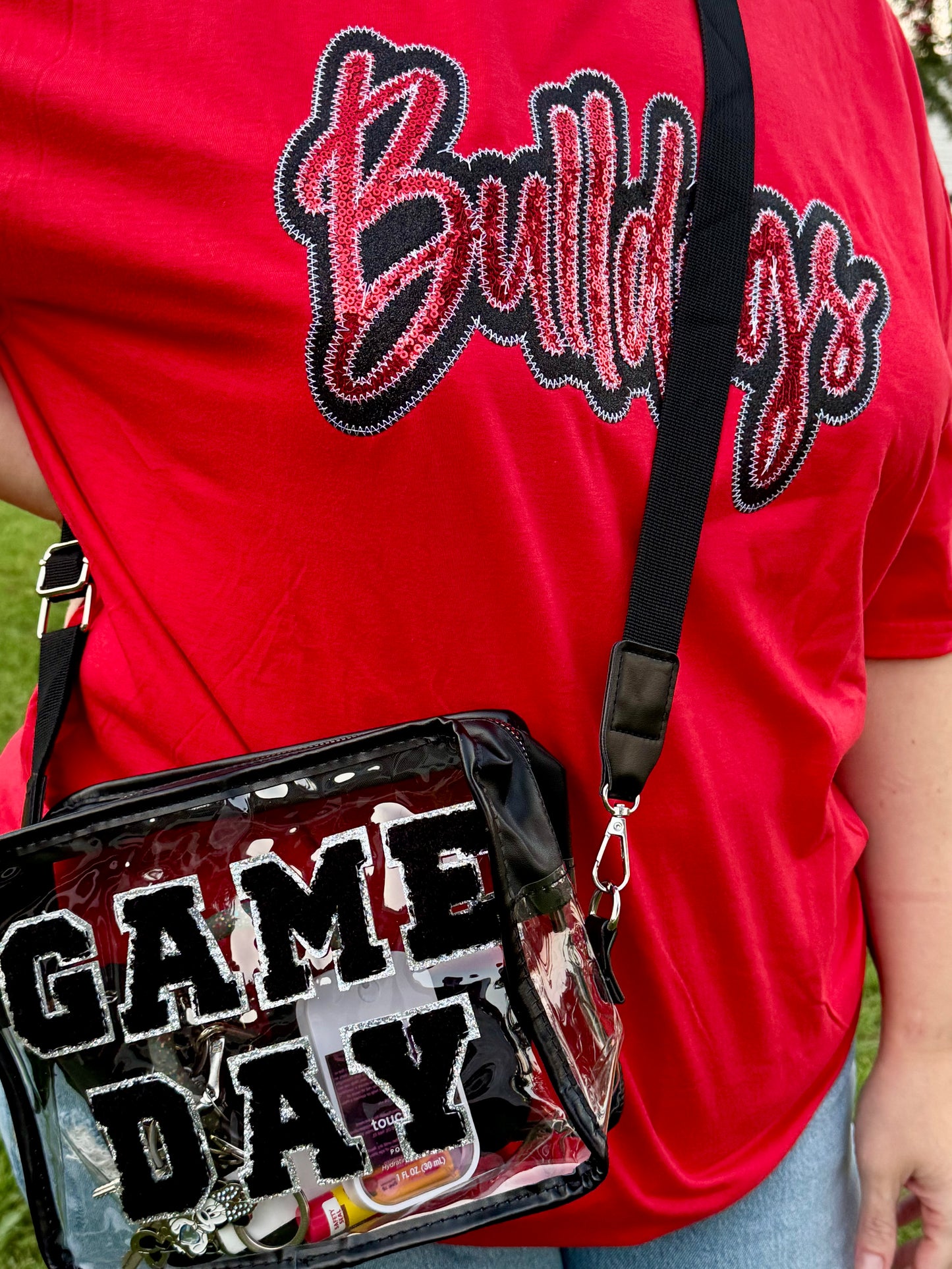 Game Day Clear Shoulder Bag