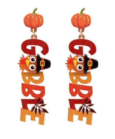 Gobble Dangle Earrings