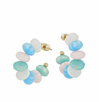 Candy Beads Hoops