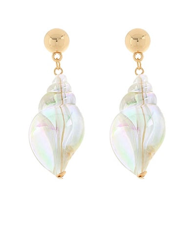 Conch Drop Earrings