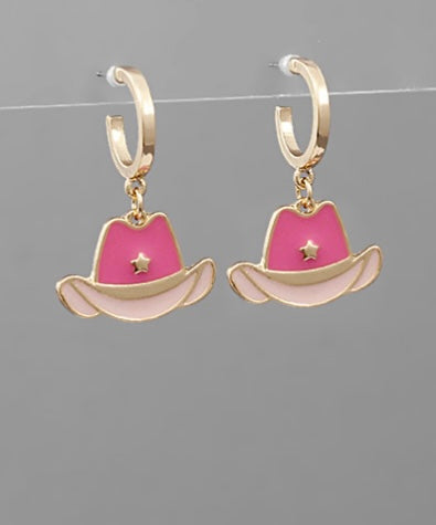 Cowboy Hat Earrings