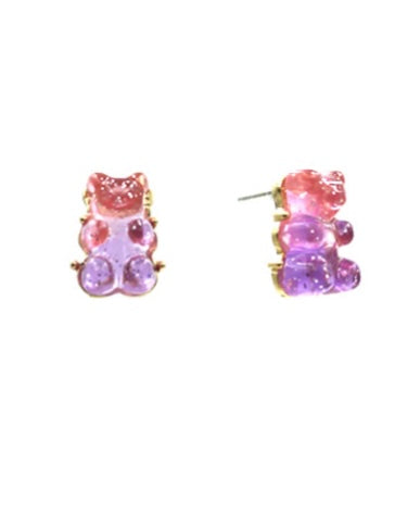 Acrylic Gummy Bear Studs