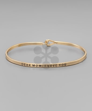 Dear Mom Bracelet