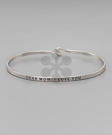 Dear Mom Bracelet