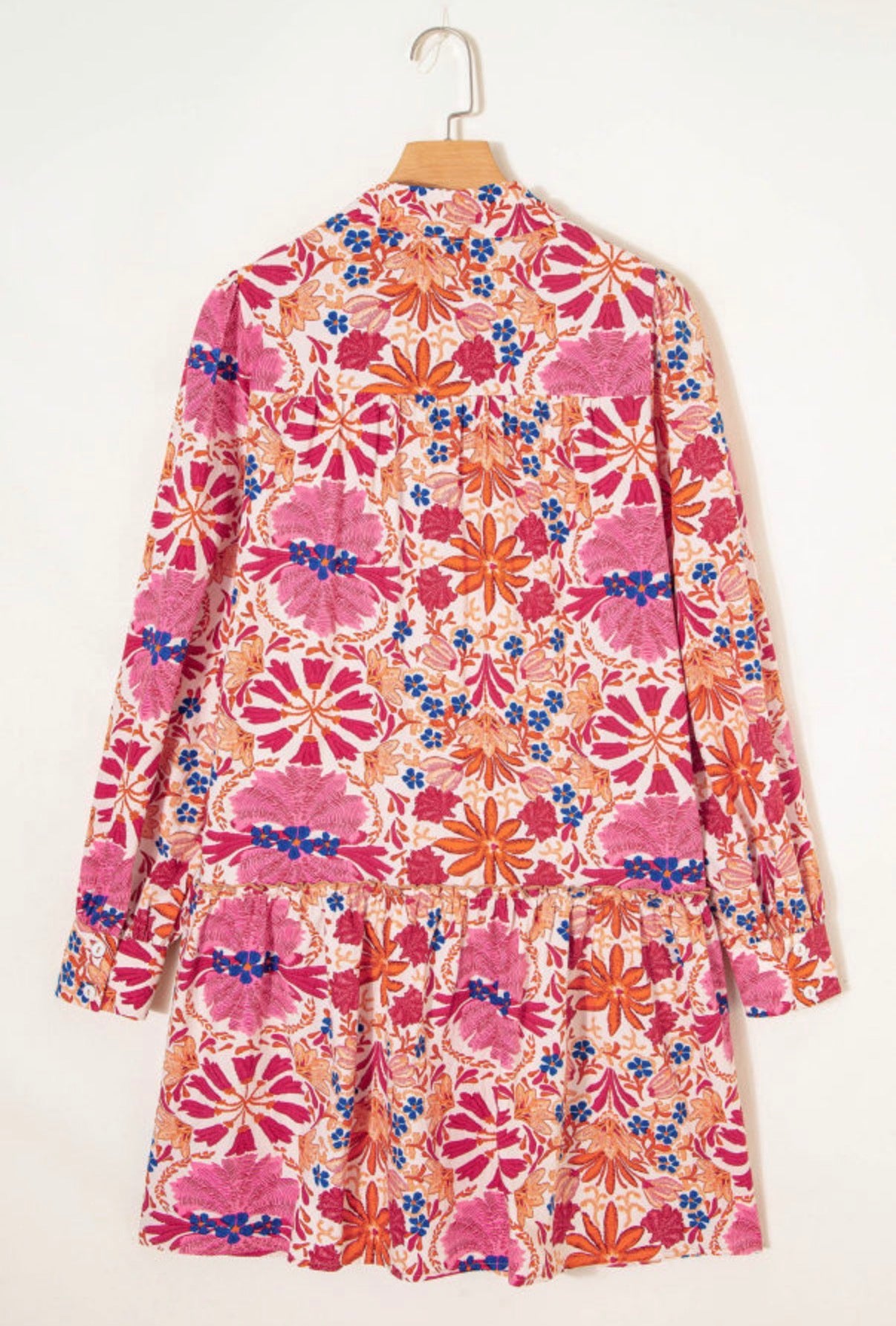 Flower Print Mini Dress