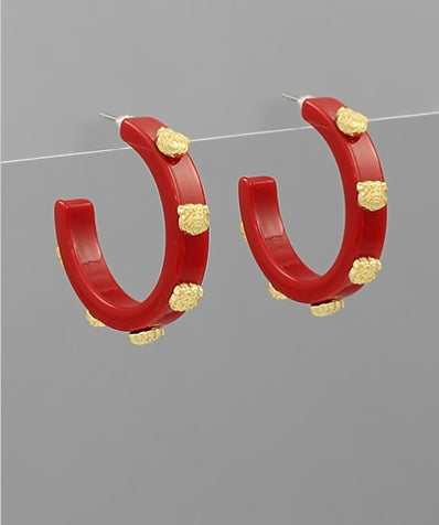 Bulldog Head Station Acetate Hoops