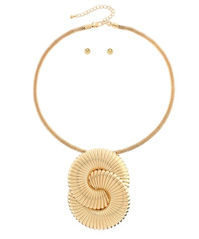 Geometric Linked Ring Choker Set