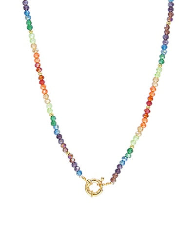Multi Color Beaded Necklace
