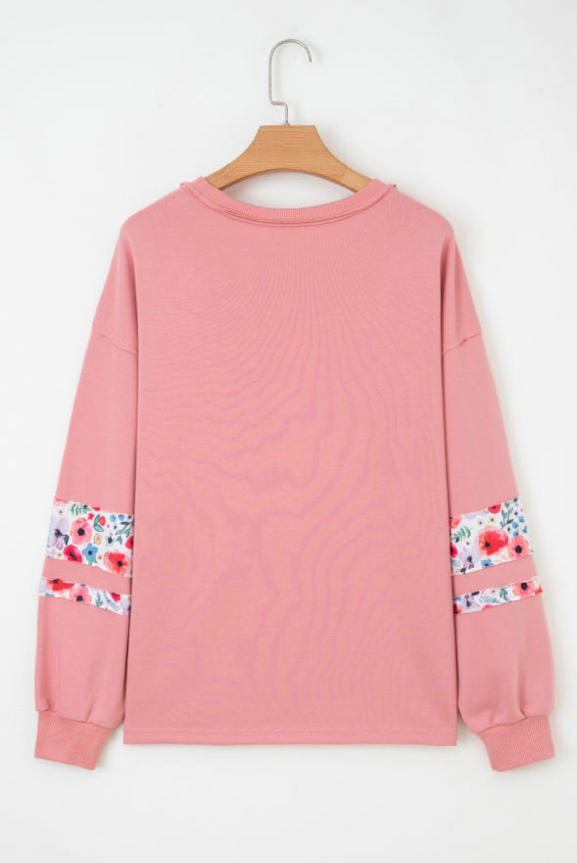 Floral Appliqué Drop Shoulder Shirt