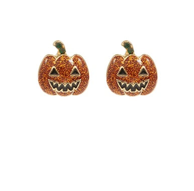 Jack O' Lantern Hypoallergenic Earrings