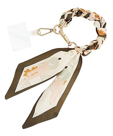 Scarf Oval Chain Phone Strap