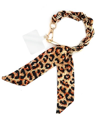 Scarf Oval Chain Phone Strap