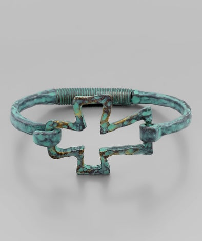 Cross Antique Bracelet