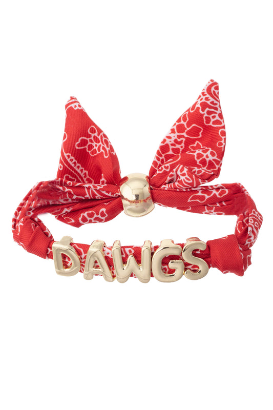 Georgia Bulldogs Bandana Slider Bracelet