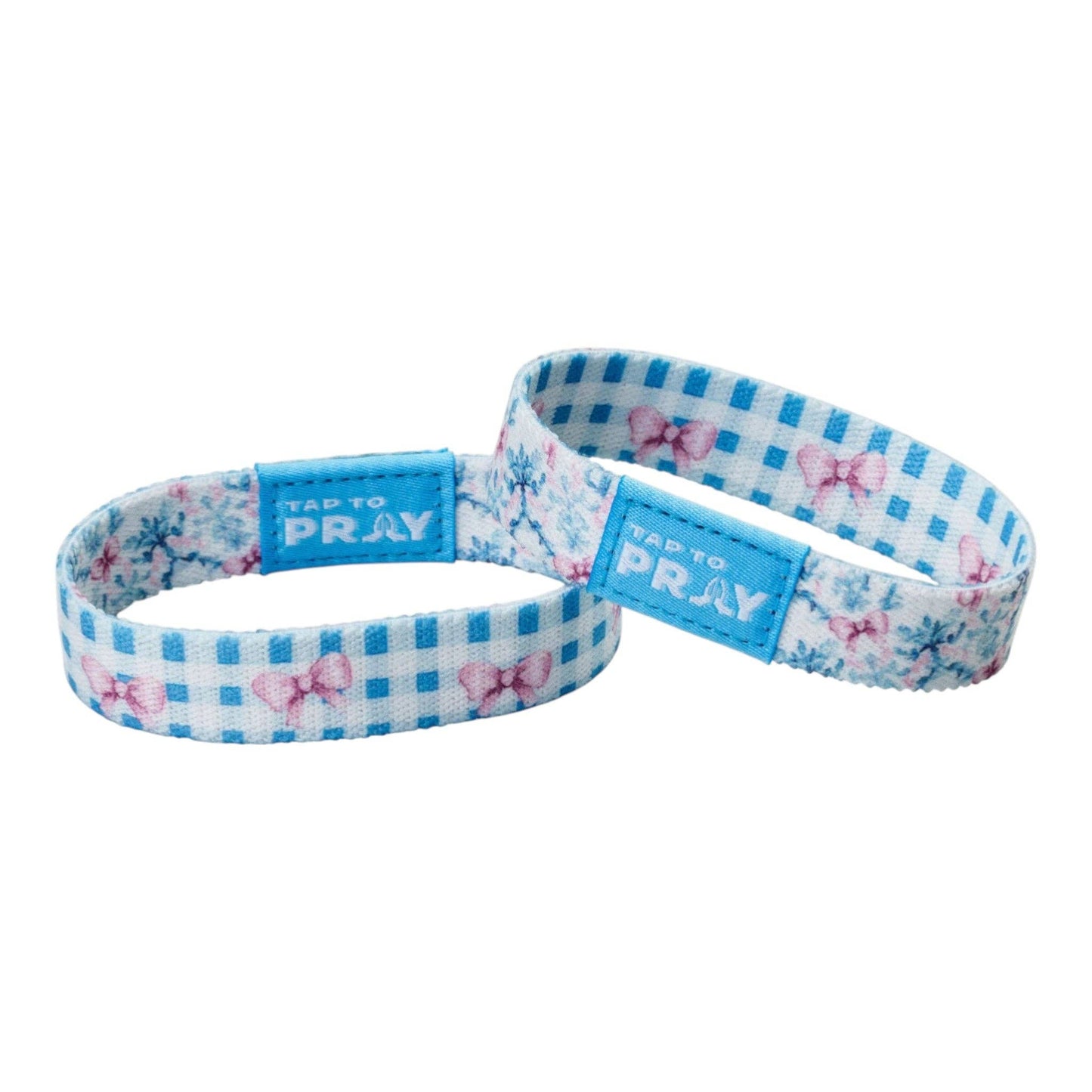 Tap To Pray® Wristband – Blue Belle