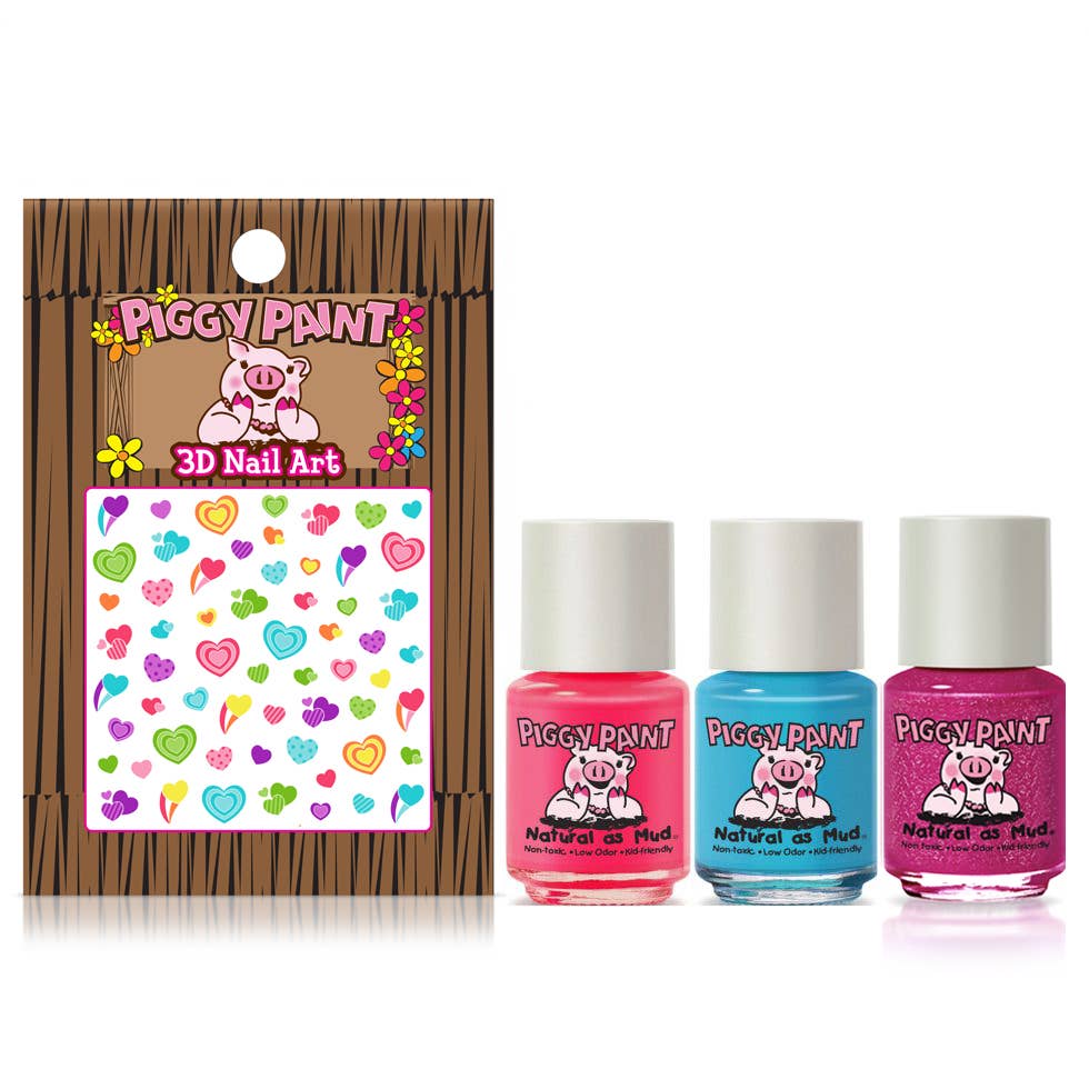 Piggy Paint Unicorn Fairy Non-Toxic Kids Nail Polish Set