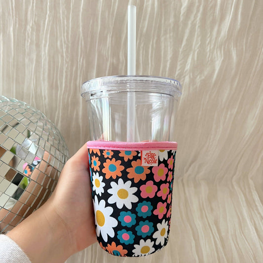 Coffee Cup Cover - Darling Daisies: Small / 16oz