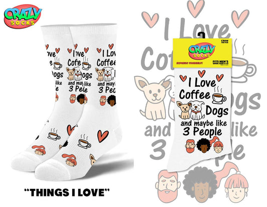 Things I Love - Womens Crew Socks