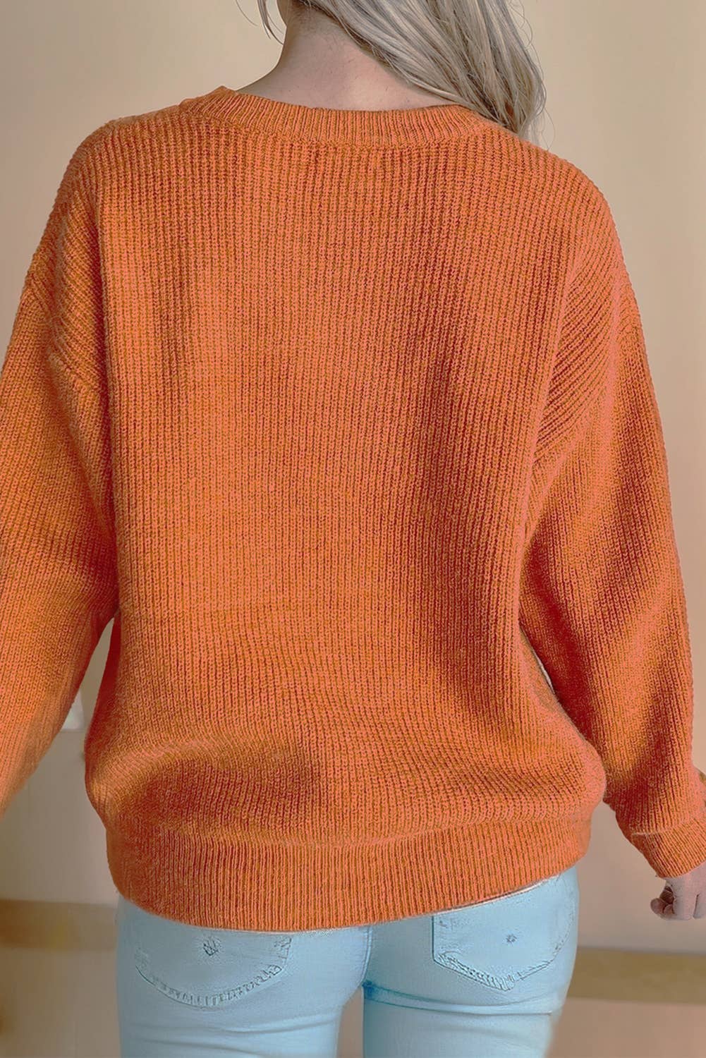 Hello Pumpkin Knit Sweater